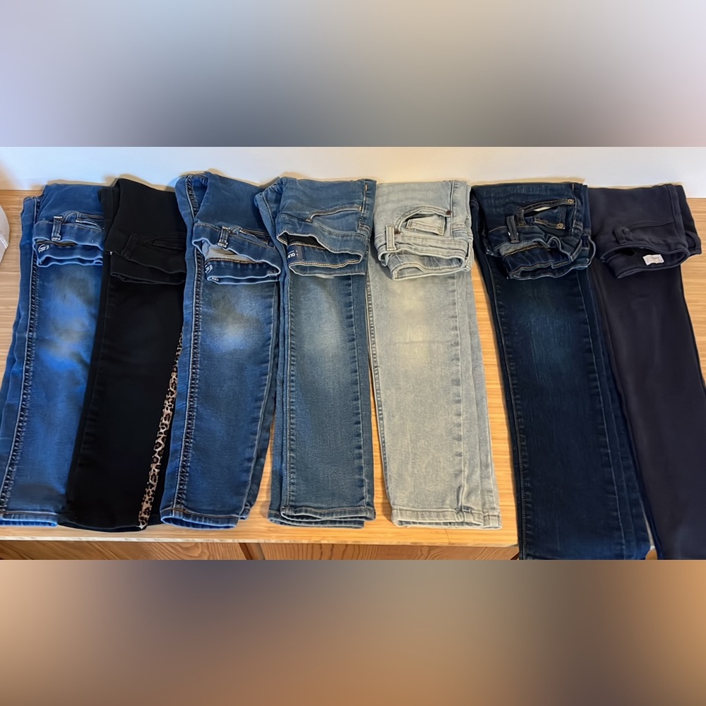SOLD Girls 7/8 Jeggings & Jeans Lot